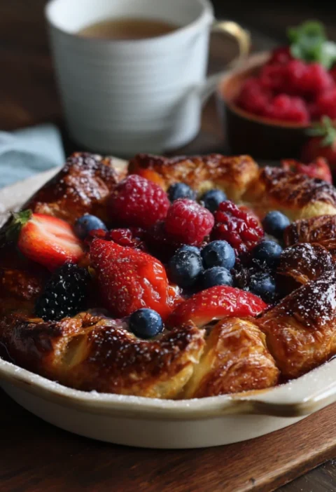Berry Croissant Bake