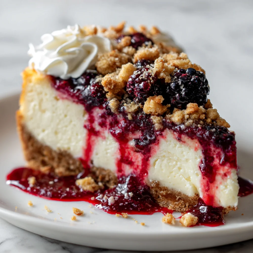Berry Crumble Cheesecake
