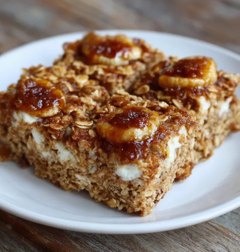 Cinnamon Cottage Cheese Oatmeal Bake