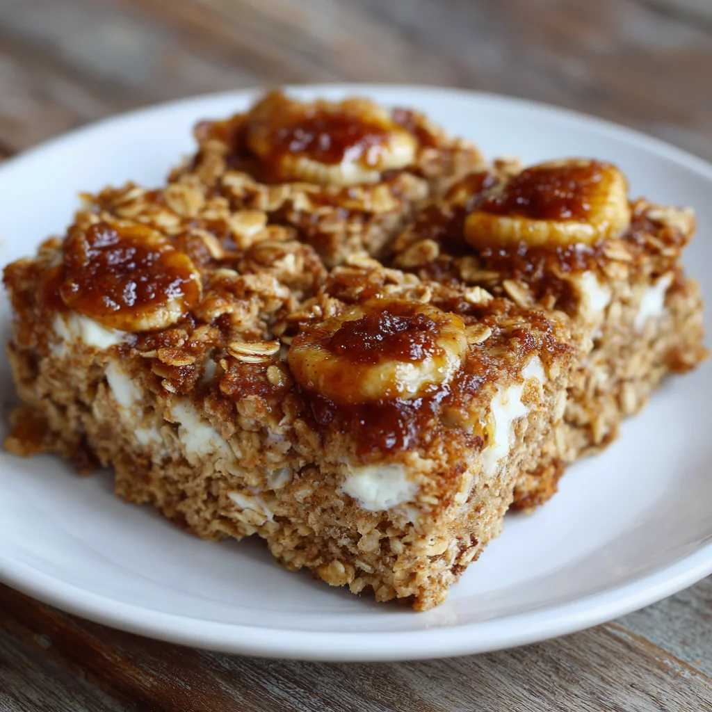 Cinnamon Cottage Cheese Oatmeal Bake