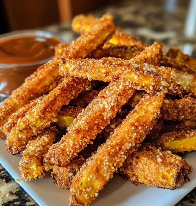 Crispy Parmesan Zucchini Fries