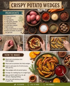 Crispy Potato Wedges