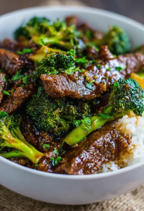 Crockpot Beef and Broccoli Stir Fry