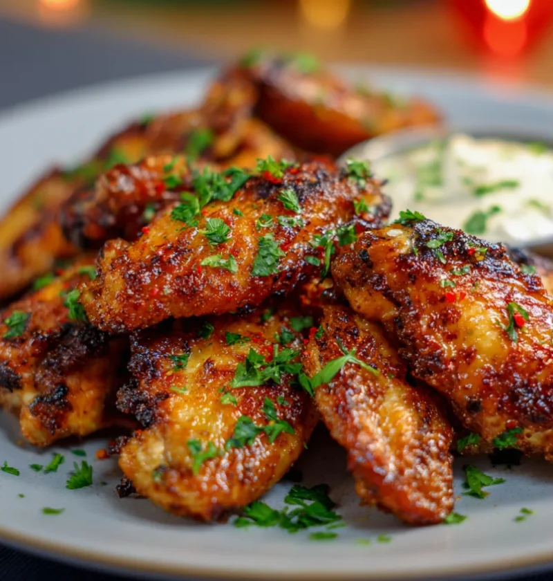 Easy air fryer chicken wings