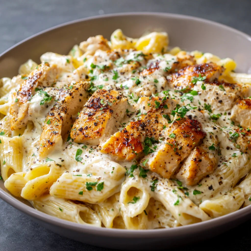 Easy Chicken Alfredo Pasta