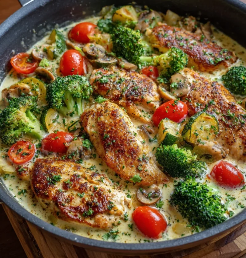 Easy Creamy Garlic Chicken