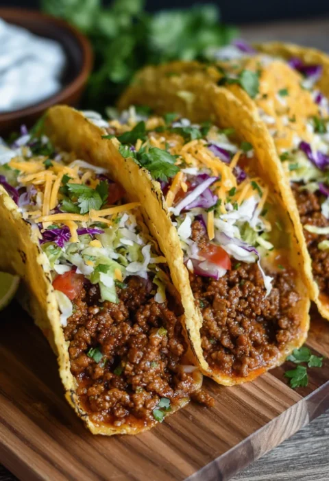 Easy Ground Beef Tacos Recipe