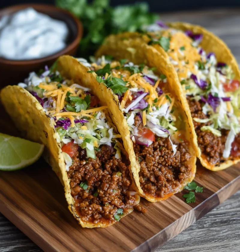Easy Ground Beef Tacos Recipe