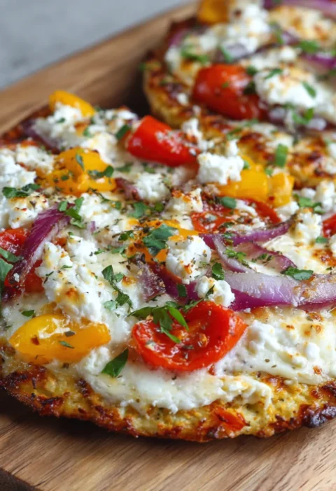 Easy High-Protein Cottage Cheese Flatbread Pizza