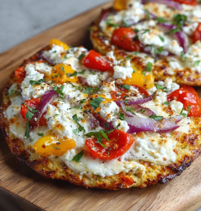 Easy High-Protein Cottage Cheese Flatbread Pizza