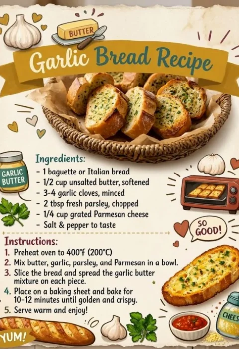 Garlic Bread Recipe