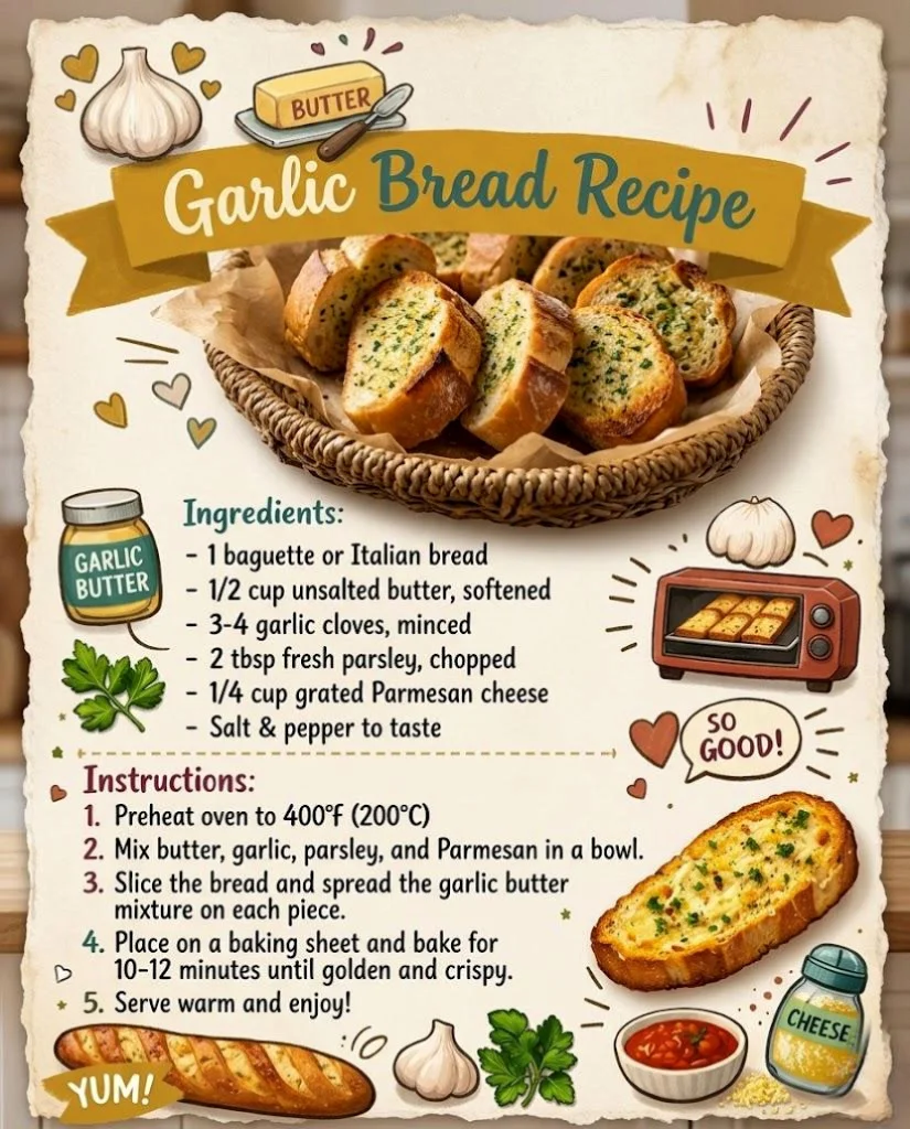 Garlic Bread Recipe