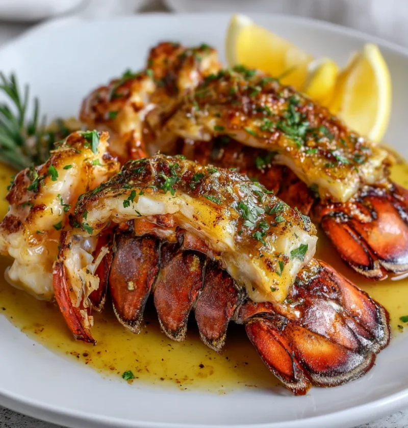 Garlic butter lobster tails