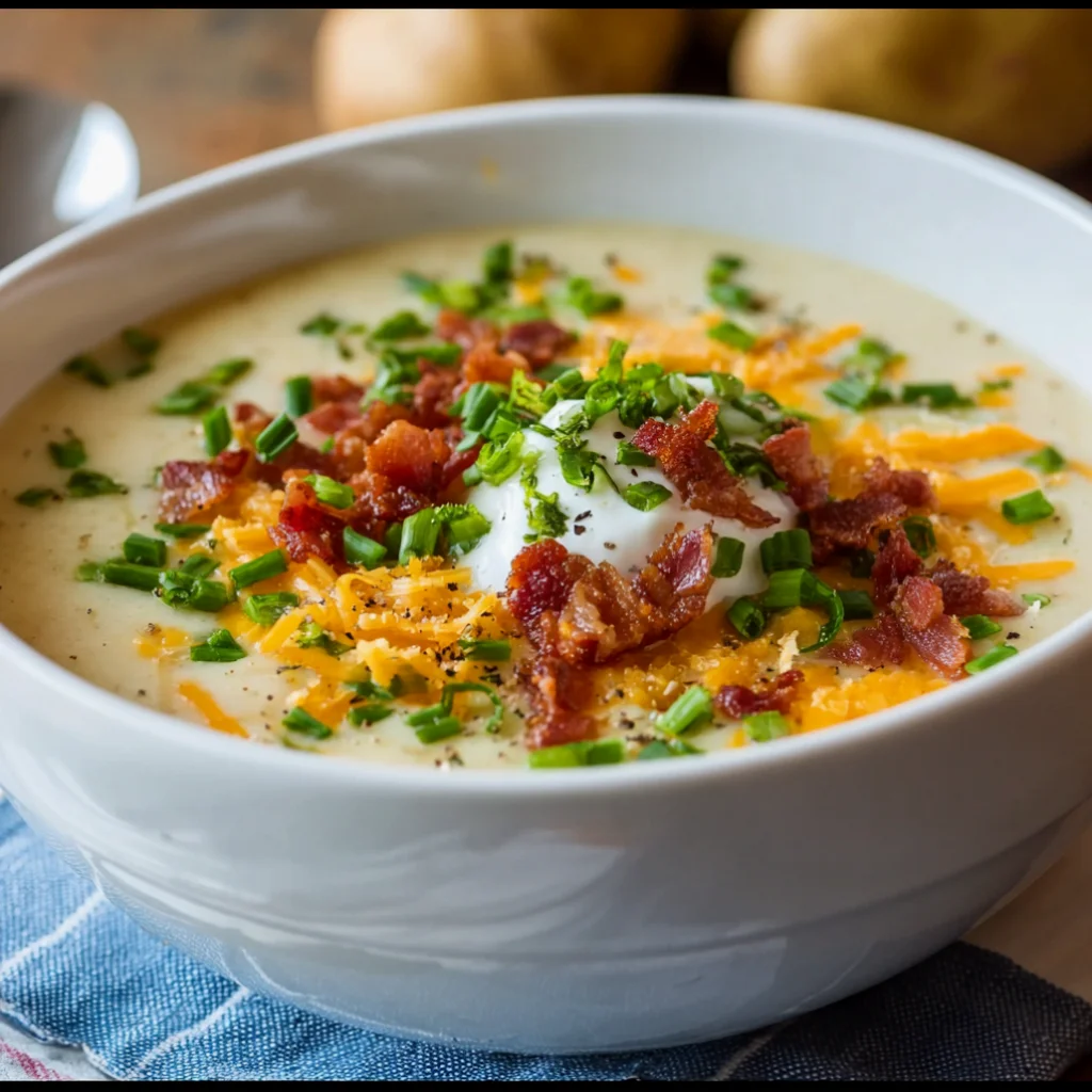 Homemade Loaded Potato Soup