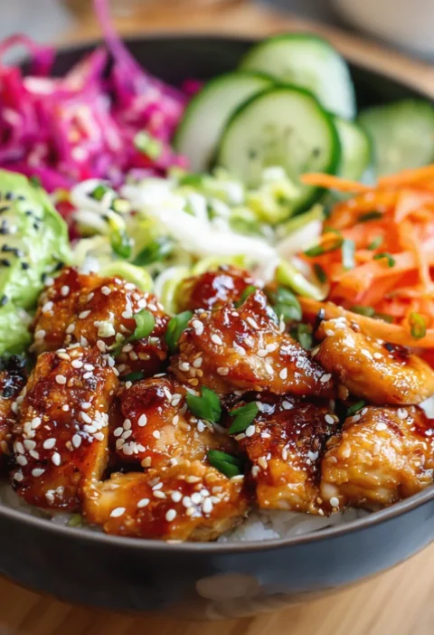 Hot Honey Chicken Bowls