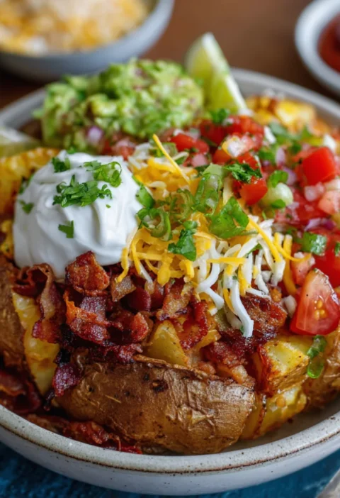 Loaded Fiesta Potato Bowl
