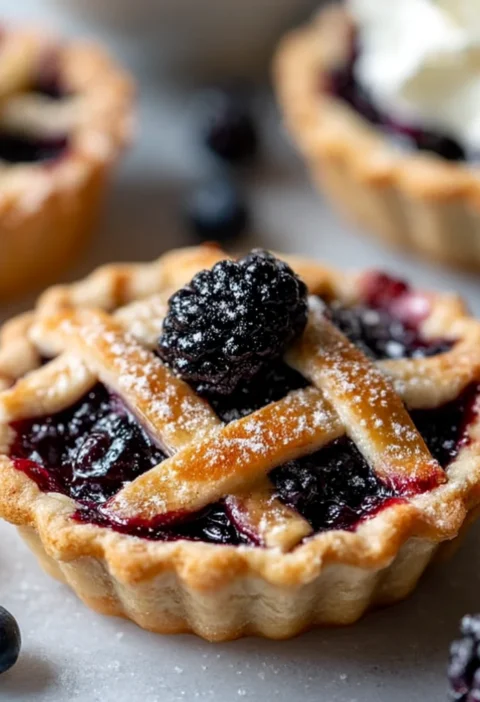 mini blueberry pie recipe