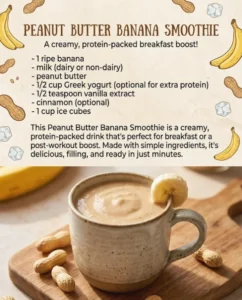Peanut Butter Banana Smoothie