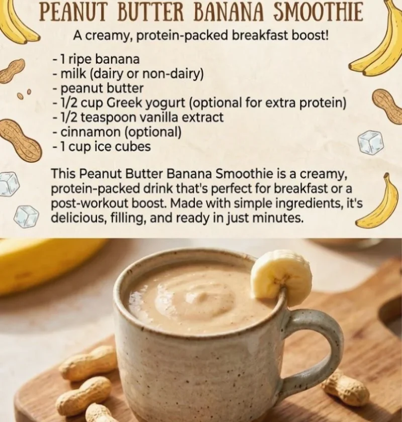 Peanut Butter Banana Smoothie