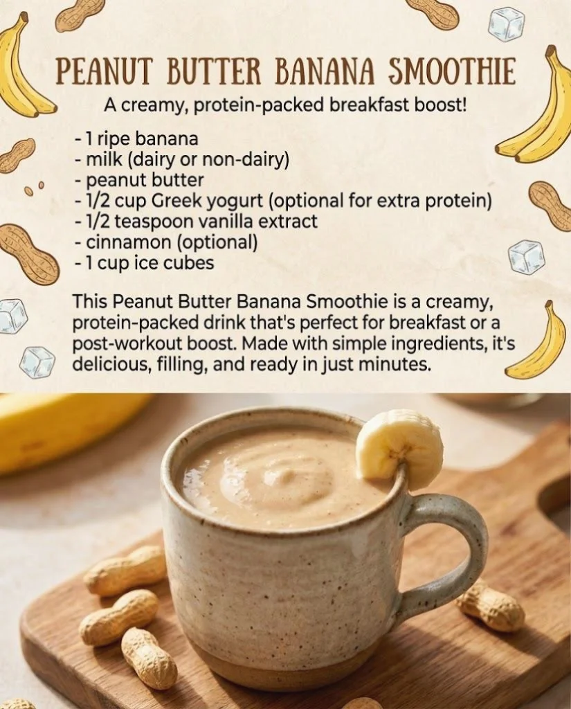 Peanut Butter Banana Smoothie