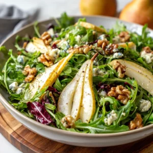 Pear and Walnut Arugula Salad