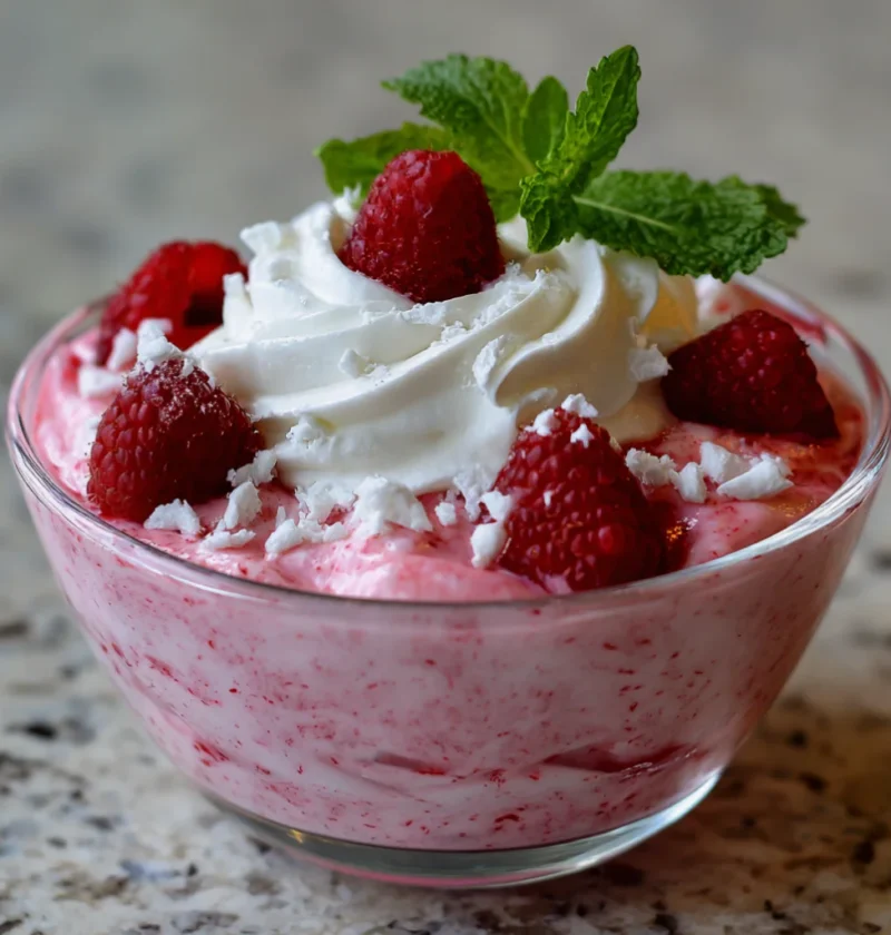 Raspberry Fool with Whipped Mascarpone