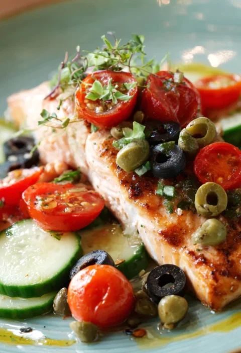 Salmon with Tomatoes