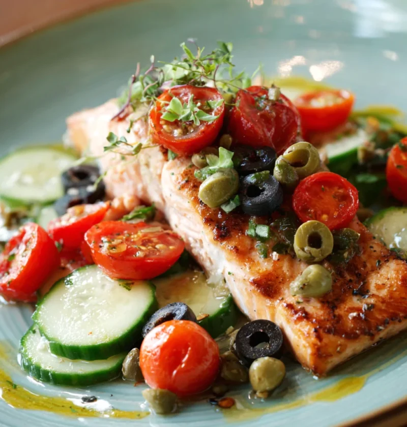 Salmon with Tomatoes