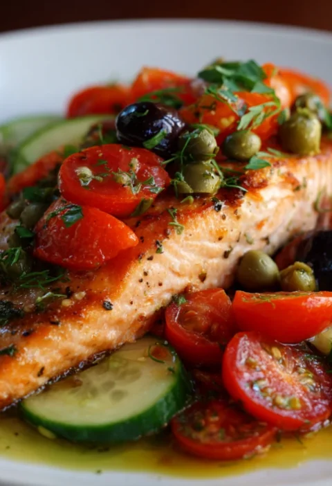 Salmon with Tomatoes