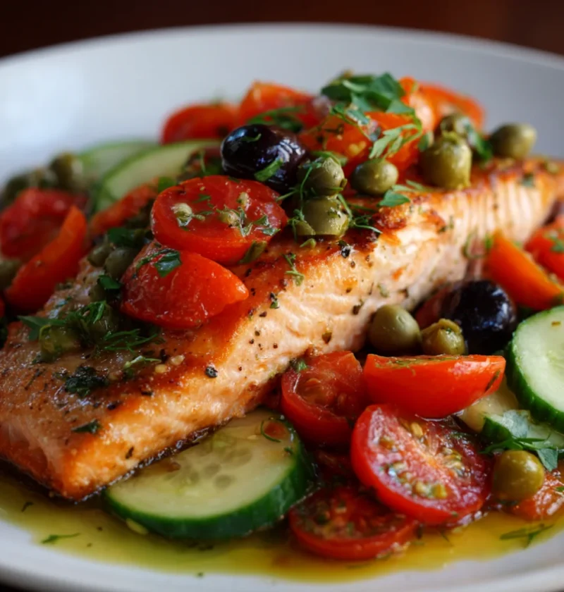 Salmon with Tomatoes