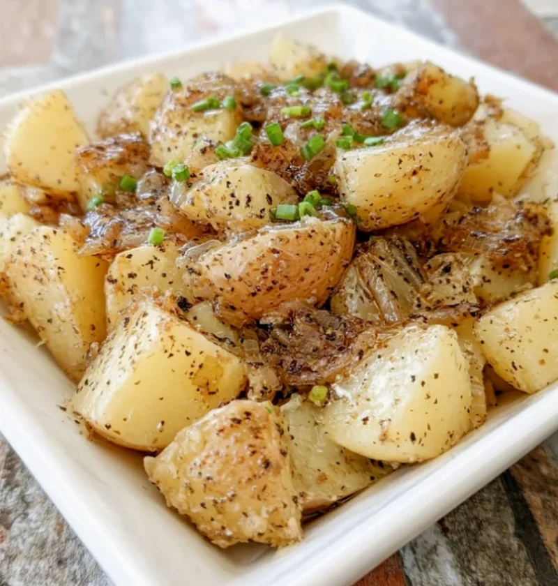Slow Cooker Onion Butter Potatoes