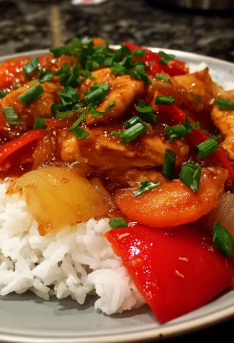 Slow Cooker Sweet and Sour Chicken