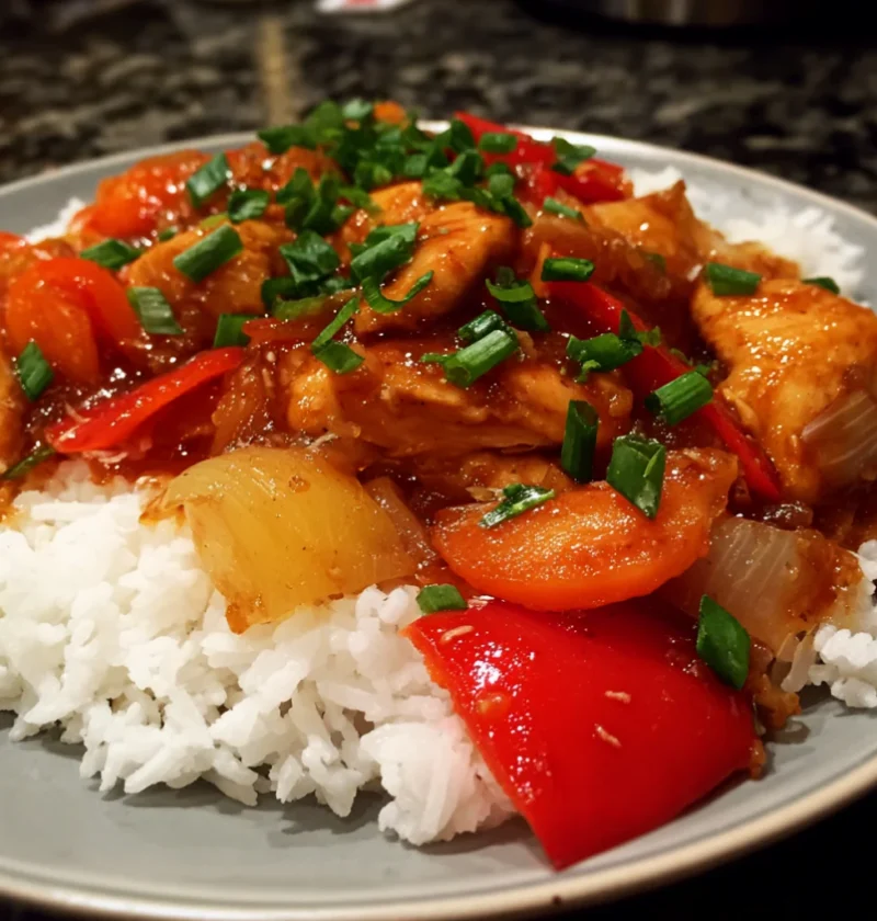 Slow Cooker Sweet and Sour Chicken