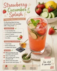 Strawberry Cucumber Splash