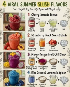 4 Viral Summer Slush Flavors