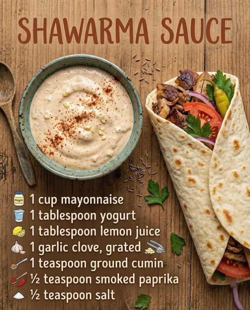 The Best Shawarma Sauce