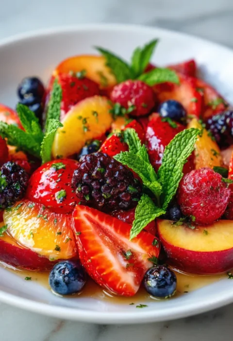 The Best Summer Fruit Salad With Honey Lime Dressing