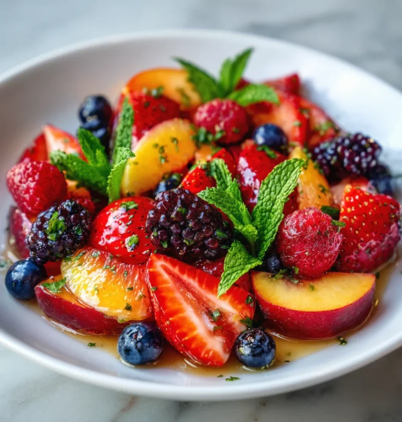 The Best Summer Fruit Salad With Honey Lime Dressing