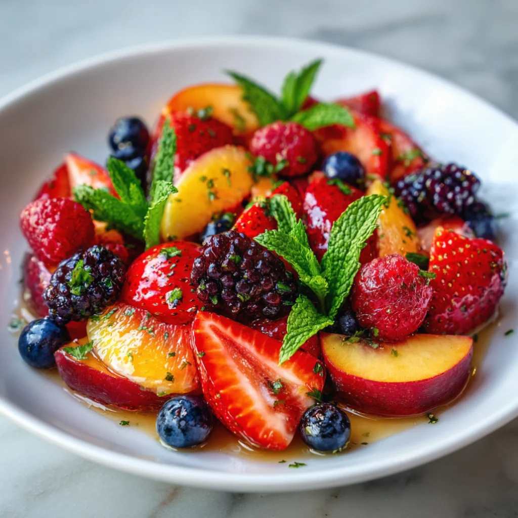 The Best Summer Fruit Salad With Honey Lime Dressing
