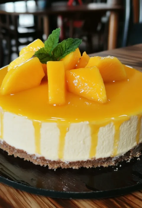Tropical Mango Cheesecake Bliss