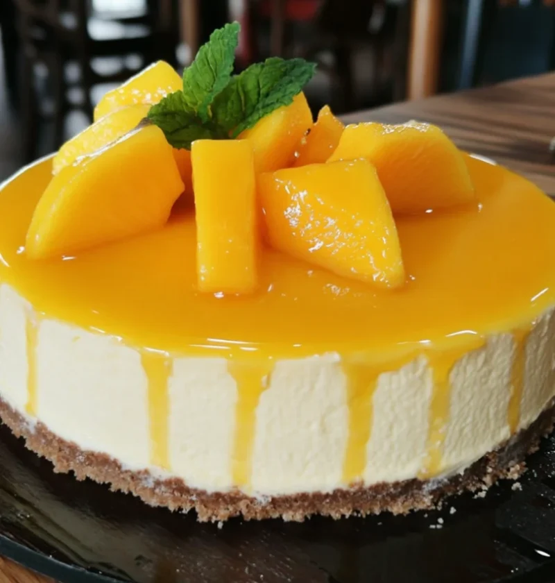 Tropical Mango Cheesecake Bliss
