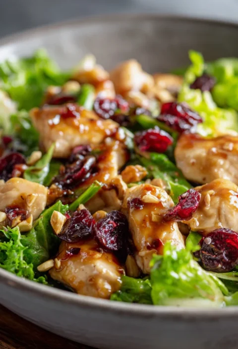 Asian Chicken Cranberry Salad