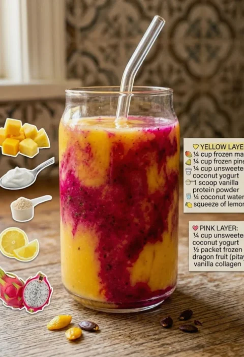 beautiful layered smoothie recipe
