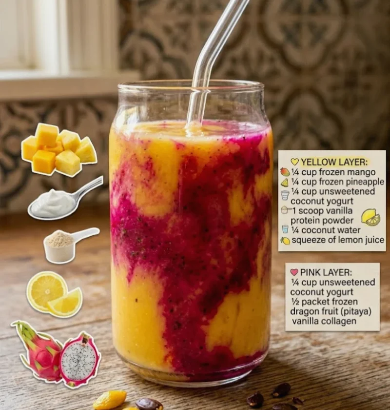 beautiful layered smoothie recipe