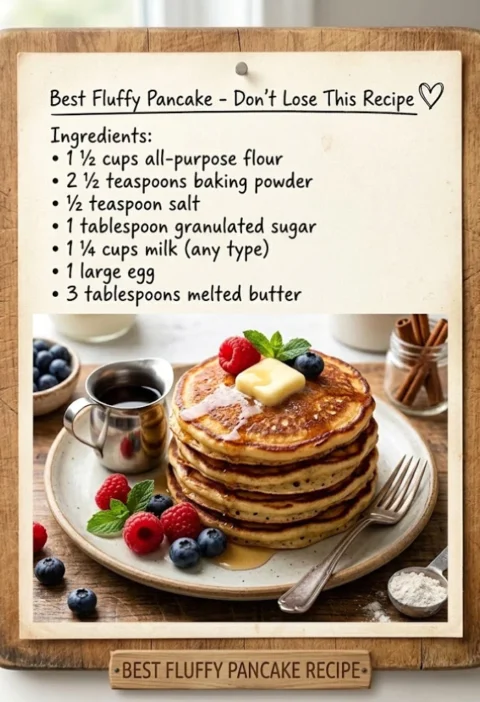 Best Fluffy Pancake