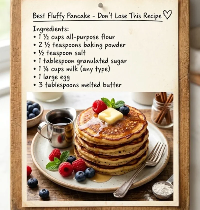 Best Fluffy Pancake