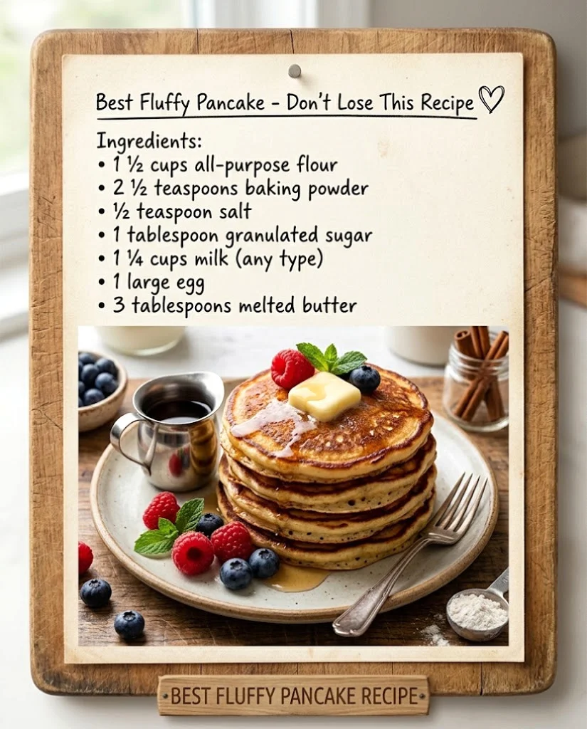 Best Fluffy Pancake