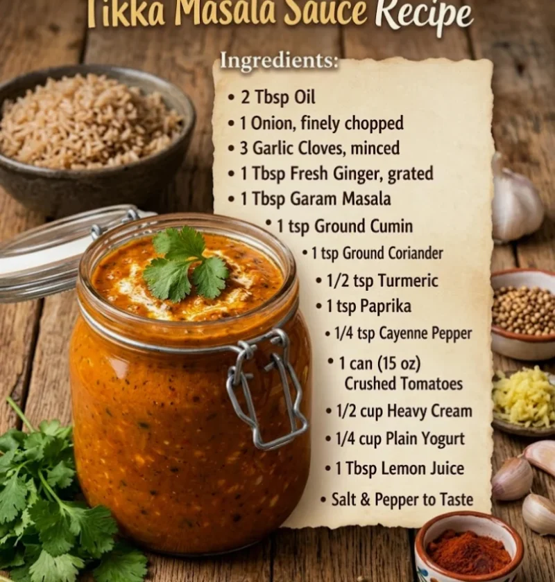Creamy Tikka Masala Sauce