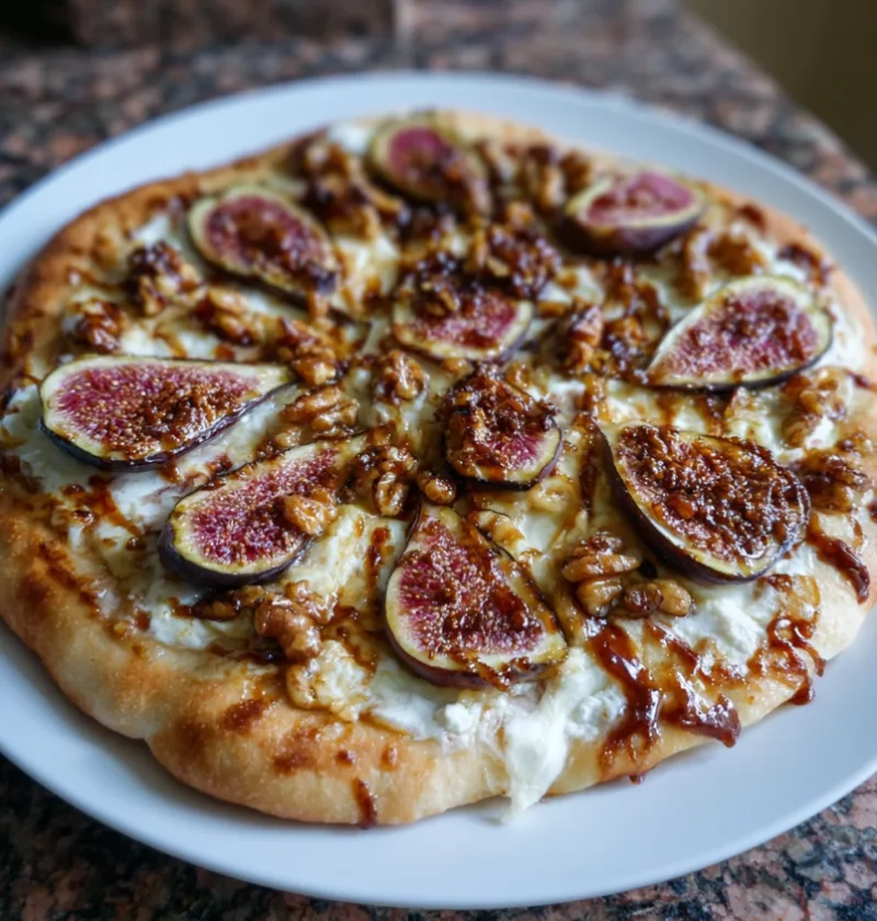 Crispy Pizza with Brie