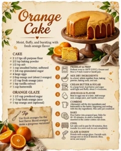 Delicious Orange Cake Recipe